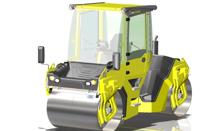 mid-range asphalt compactors from BOMAG 