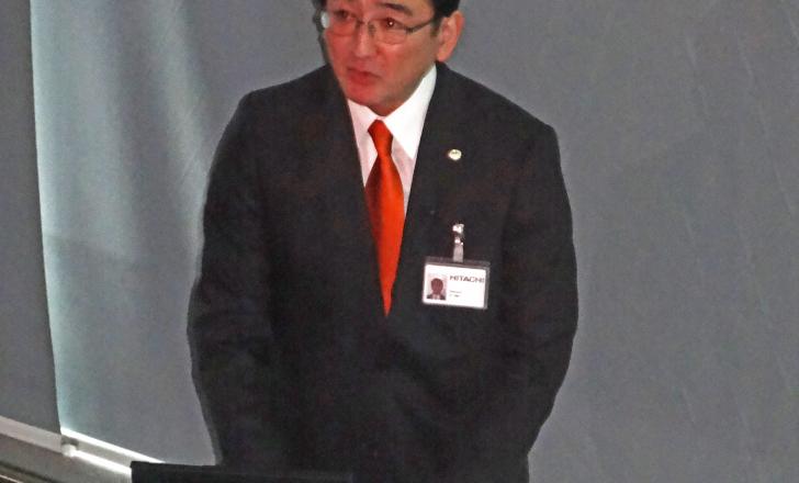 Moriaki Kadoya from Hitachi Construction Machinery Europe 