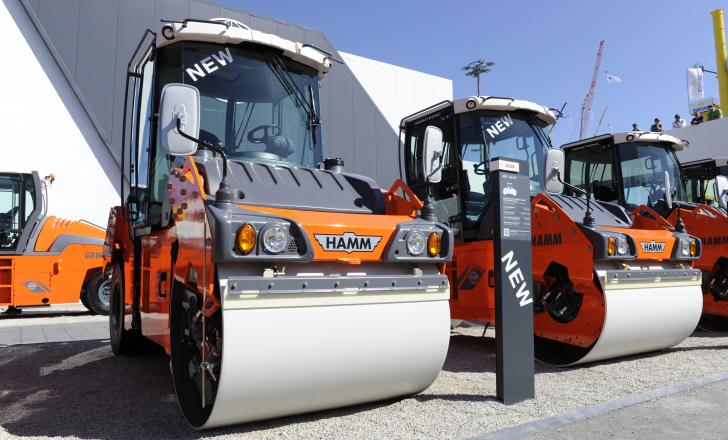 Bauma 2013 Daily Hamm HD+ asphalt compactors