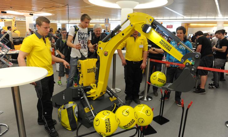 Wacker Neuson dual-power mini excavator