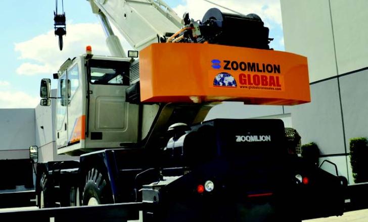 Zoomlion RT55 rough terrain crane